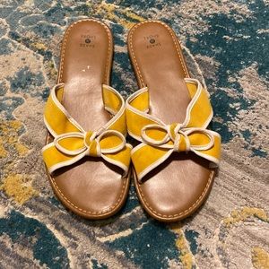 Target yellow sandals